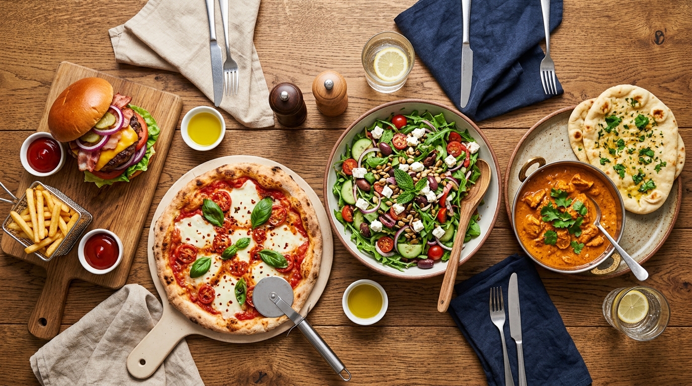 Pizza, Burger oder Sushi? Wie Lieferfood kulinarische Vielfalt nach Hause bringt