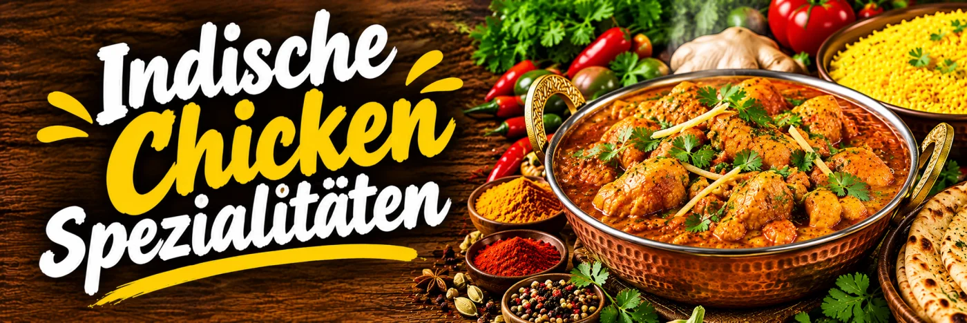 Indische Chicken Spezialitäten