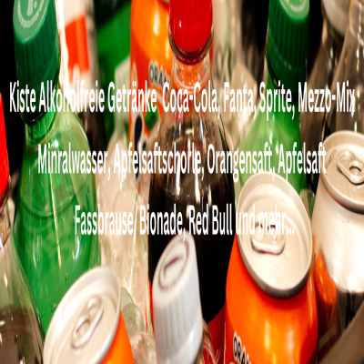 Getränke-Kästen alkoholfrei