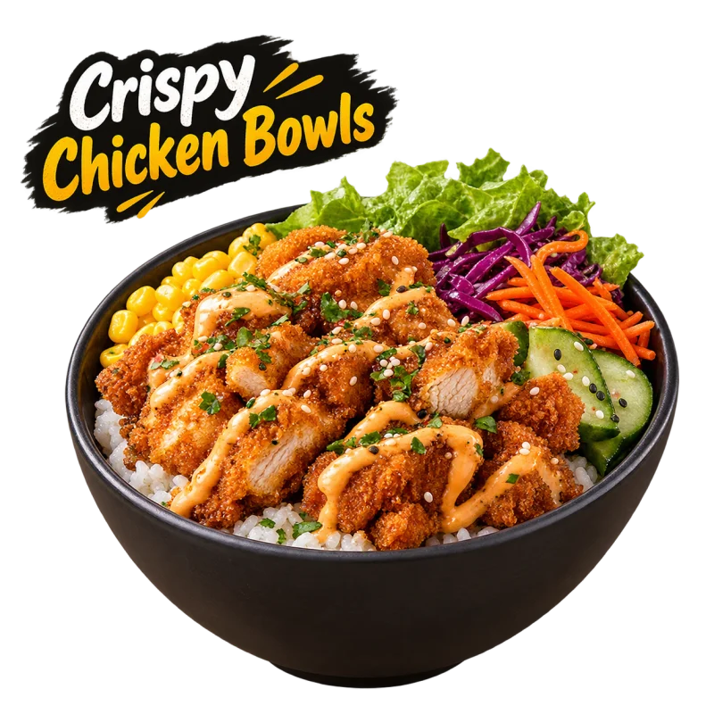 Crispy Chicken Bowls